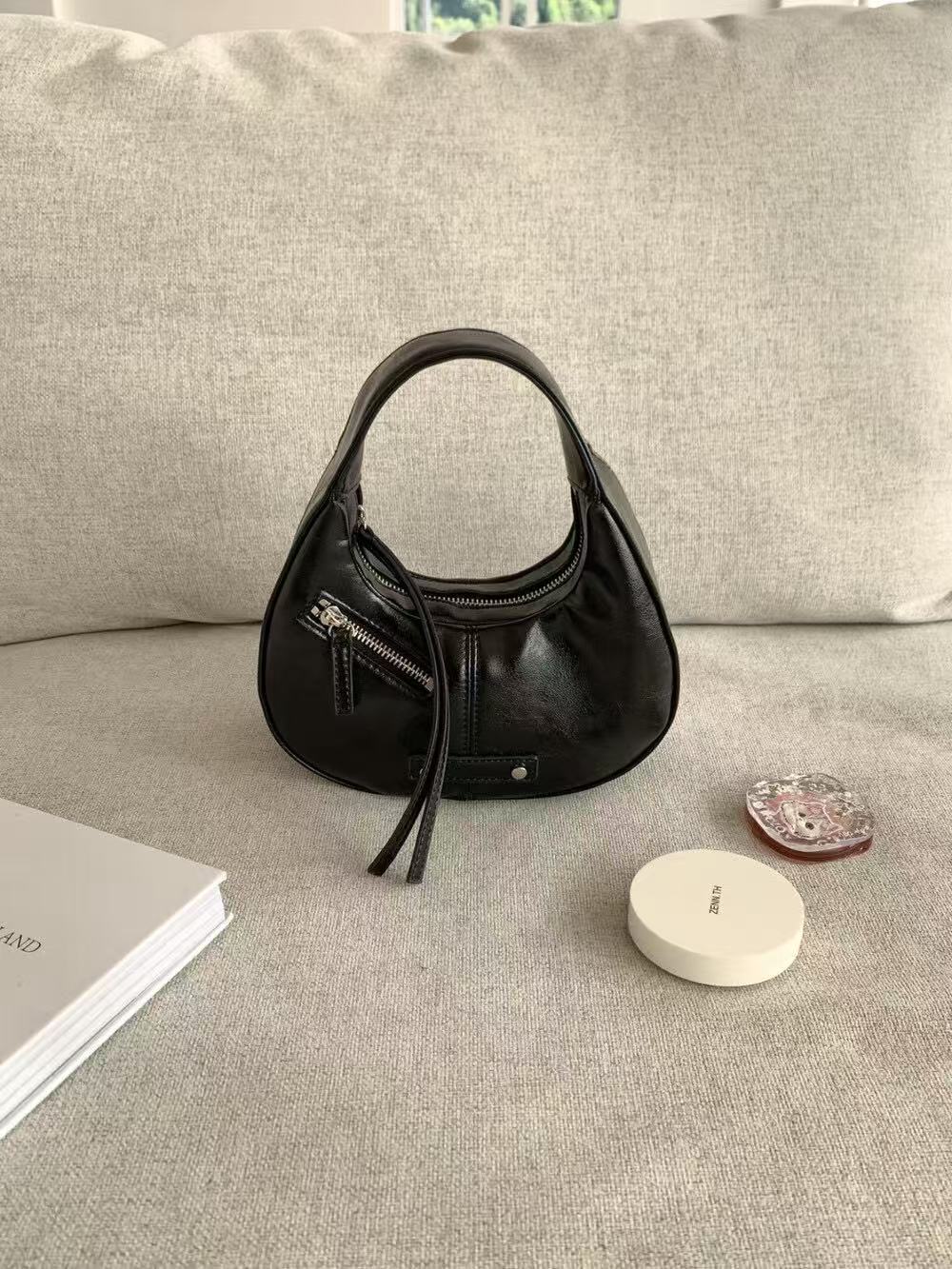 ANNA AMMONS Crescent Hobo Bag for Women - Trendy Half Moon Underarm Bag, 2026 Spring Collection - ANNA AMMONS